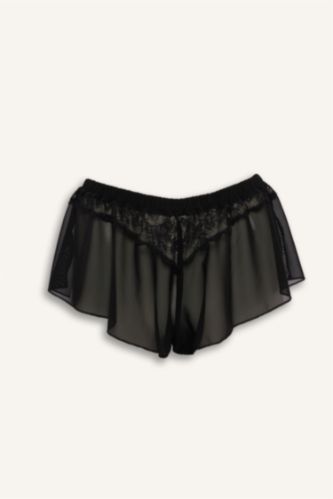 Regular Fit Dantel Detaylı Tül Alt-Fall in Love