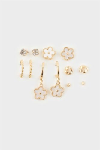 Kadın 6'lı Gold Küpe