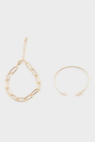 Kadın 2'li Gold Bileklik Bilezik