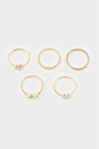 Kadın Gold 5'li Yüzük