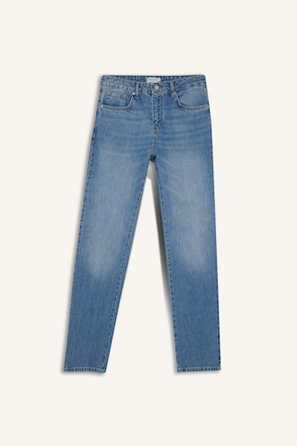 Straight Fit Regular Hem Trousers