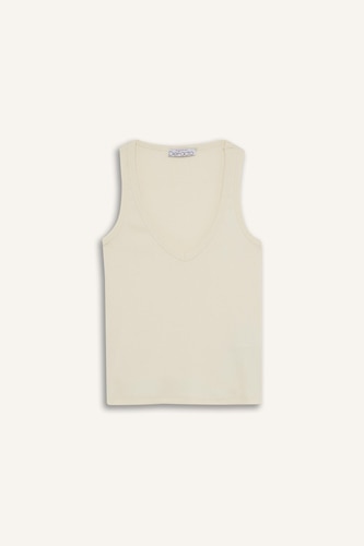 Slim Fit Camisole V-Neck Tank Top