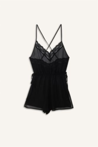 جمبسوت شيفون قصة عادية بياخة V بحمالات