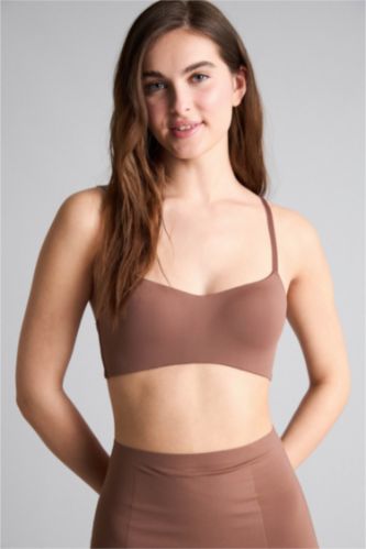 نساء بني فاتح حمالة صدر مبطن بدون سلك داعم