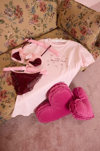 100% Cotton Regular Fit Printed Nightgown