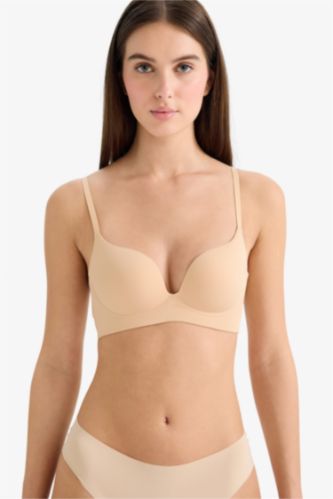 Женщины Бежевый Fall in Love с чашечками с чашечками С косточками Бюстгалтер