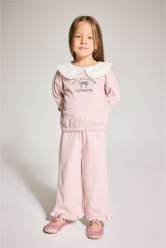 Kız Bebek Lila Regular Fit Pantolon Kız Bebek
