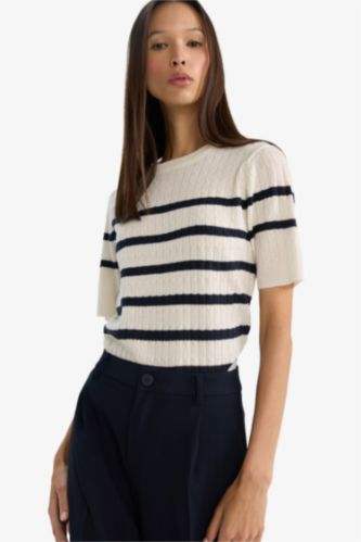 Свитер с круглым вырезом Regular Fit