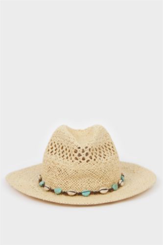 Kadın Kum Kadın Hasır Şapka