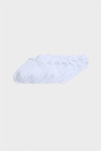 Men White 7 piece Cotton Step Socks