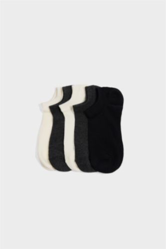 Erkek Karma Erkek 5'li Pamuklu Sneaker Çorap