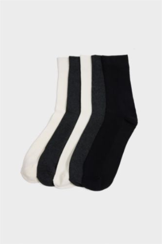 MAN MIXED Man 5 Piece Cotton Long Socks