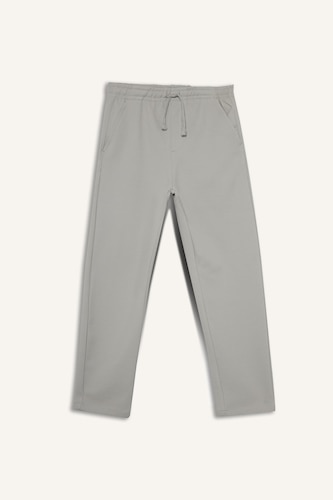 Boy Elastic Waist Regular Leg Trousers