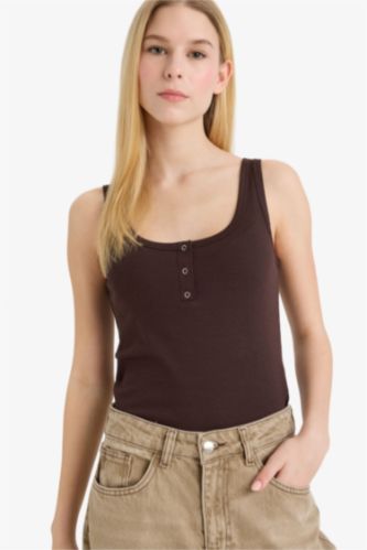 Майка из модала Fitted