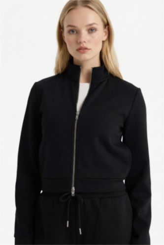 Кардиган с воротником-стойкой Slim Fit