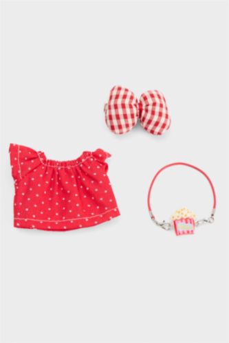 Kadın Kırmızı Detaylı Giydirilebilir Anahtarlık Kostümü