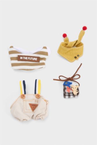 Kadın Yeşil Detaylı Giydirilebilir Anahtarlık Kostümü