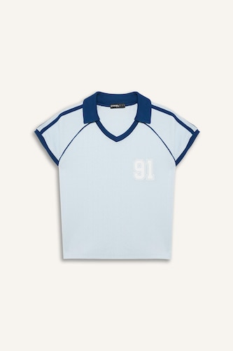 Fitted Printed Short Sleeve T-Shirt