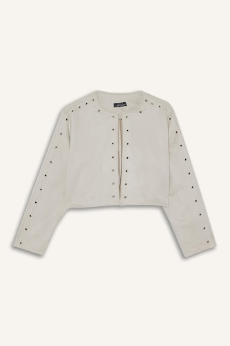 Crop Suede Jacket