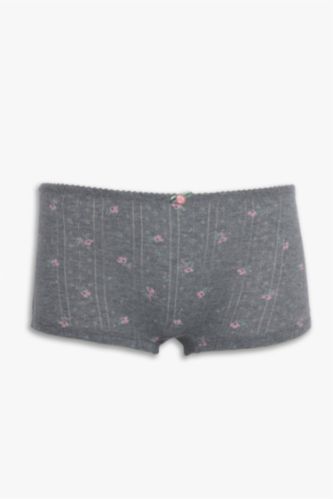 Çiçekli Pamuklu Boxer