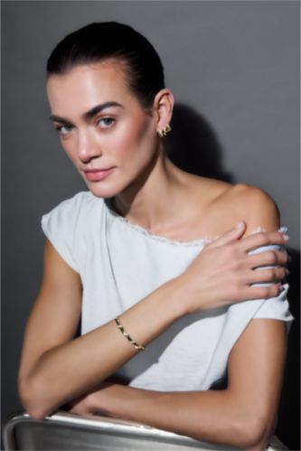 Kadın Altın Reis X DeFacto Sarmal Gold Bileklik