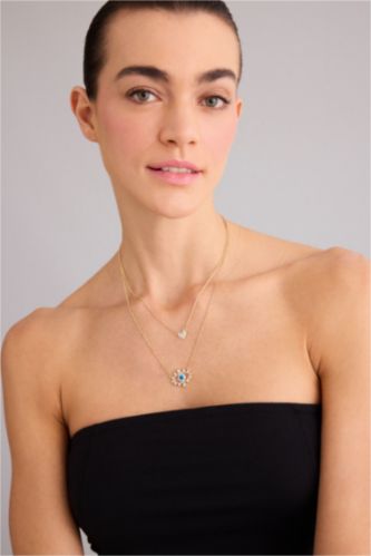 Kadın Karma Kadın Gold 2'li Kolye