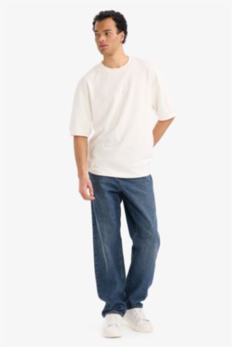 Baggy Fit Geniş Paça Jean Pantolon