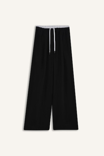 Normal Waist Baggy Fit Trousers