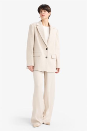 Regular Fit With Pockets Satin Trousers