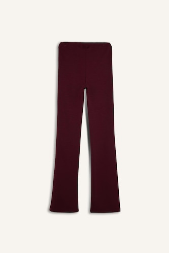 Flare Fit Modal Trousers