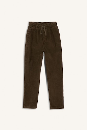 Boy Regular Leg Velvet Trousers