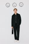Men Black Regular Fit Trousers