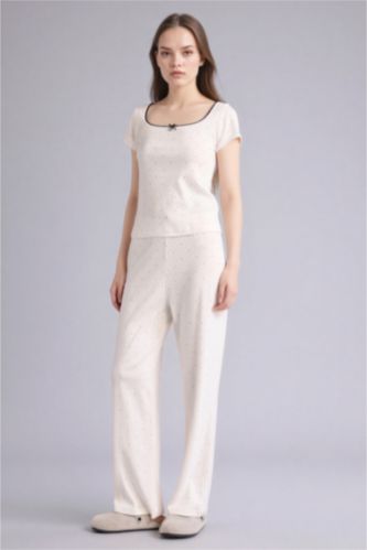 Woman Ecru 2 piece Regular Fit Set