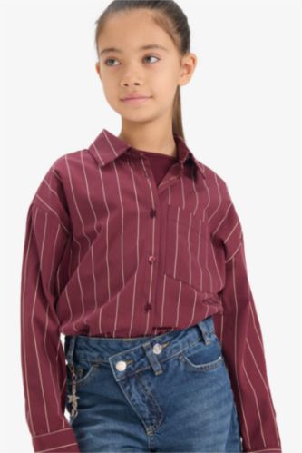 Girl Regular Fit Long Sleeve Shirt and T-shirt