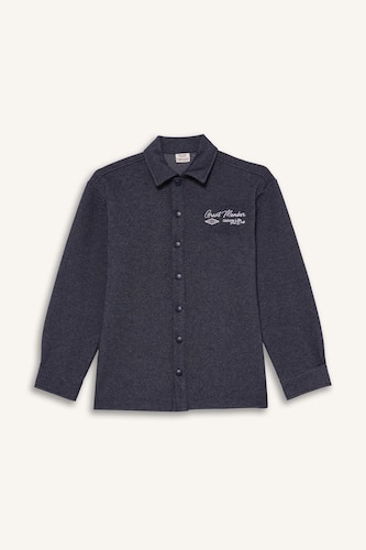 Oversize Fit Buttoned Overshirt