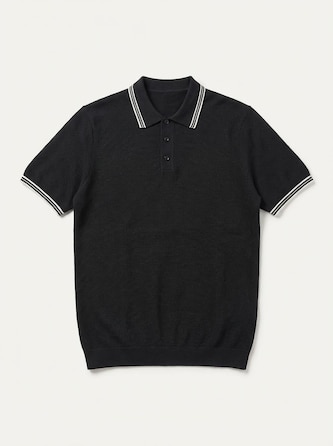 Polo en maille 100% coton