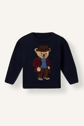 Baby Boys NAVY Baby Boy Oversize Fit Crew Neck Pullover