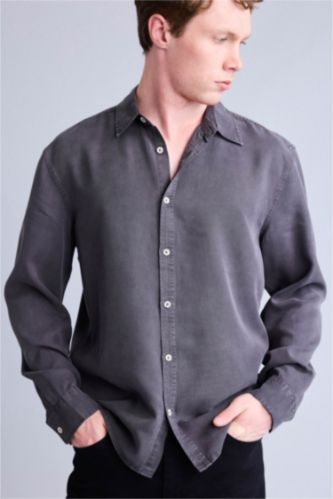 Мужчины Антрацит Рубашка Regular Fit