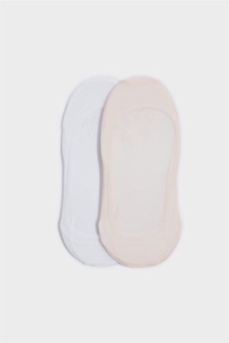 Kadın Beyaz 2'li Babet Çorap