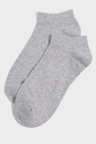 Woman 5 Piece Cotton Ankle Socks