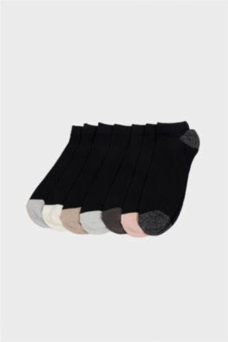 حريمي MIXED شرابات قصيرة حريمي قطن - 7 قطع