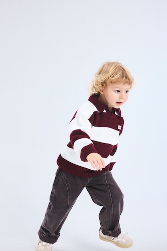Jean à taille élastique pour bébé garçon