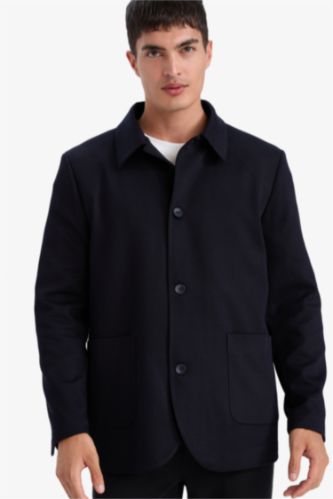 Regular Fit Polo Yaka Blazer Ceket