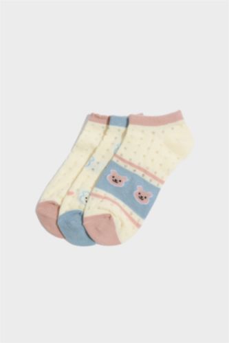 Young Girls - Teen Girls Karma Girl 3 piece Short Socks