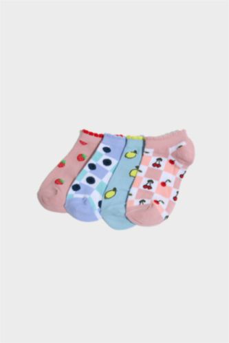 FILLES Karma Lot de 5 Chaussettes invisibles en coton pour fille