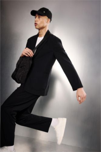 Men Black Crossbody Bag