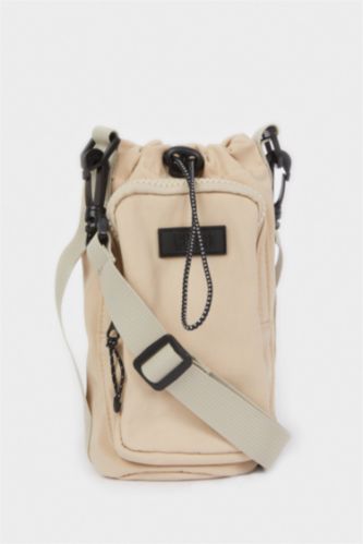 Erkek Bej Paraşüt Çapraz Çanta