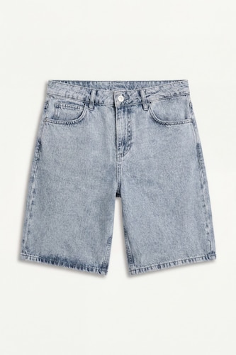 Straight Fit Bermuda Shorts