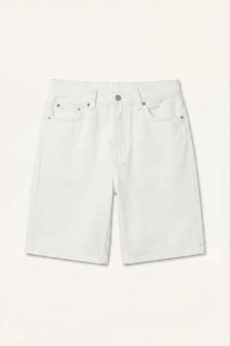 Soft Textured Baggy Fit Bermuda Shorts