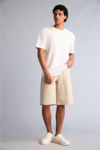 Erkek Yeşil Baggy Bermuda Şort